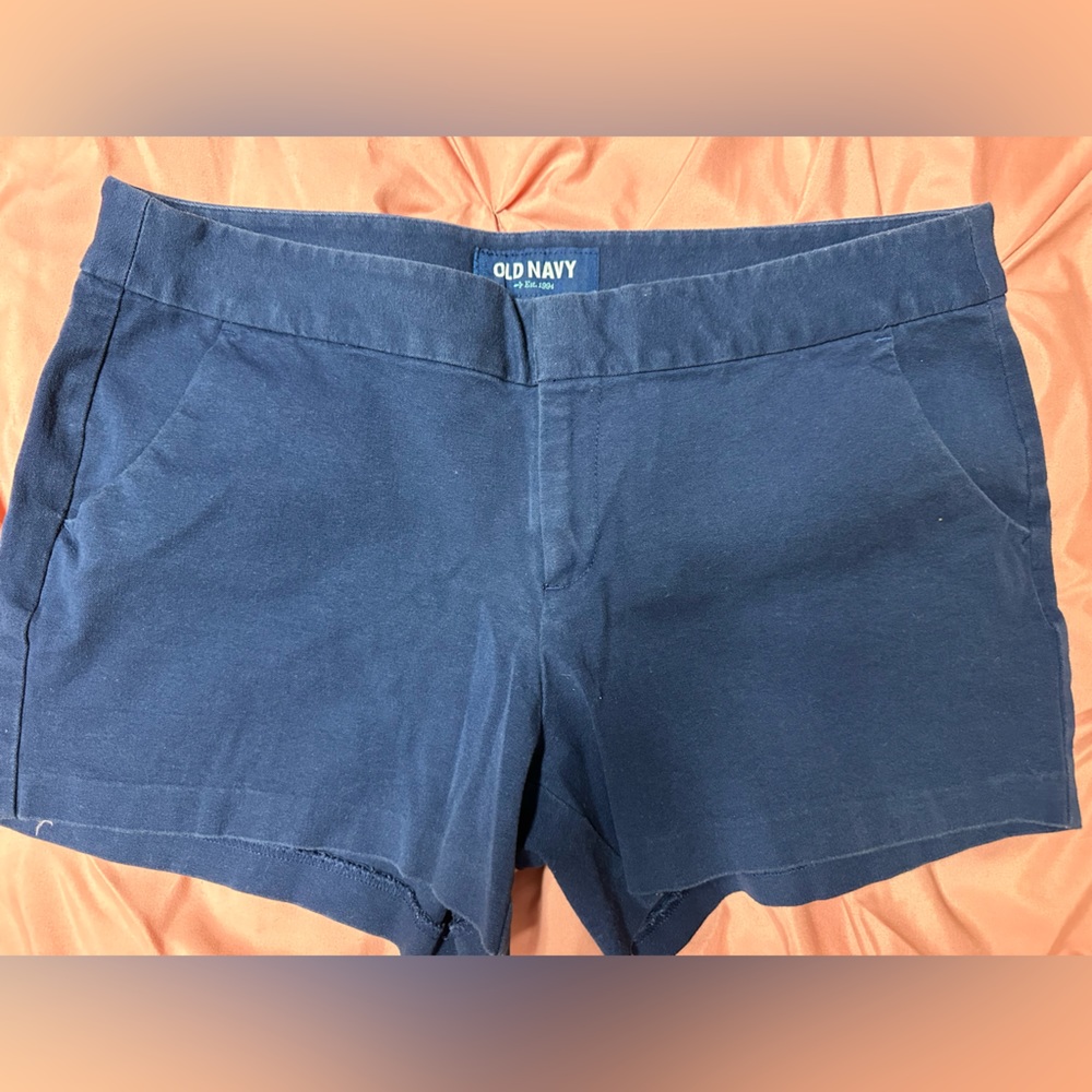 Navy Blue Old Navy Short ls size 12.